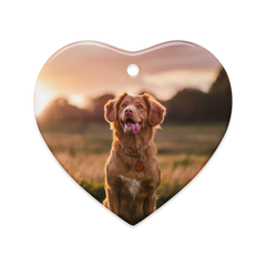 Dual-Scene Ceramic Ornaments