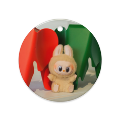 Dual-Sided Glossy Ceramic Ornaments