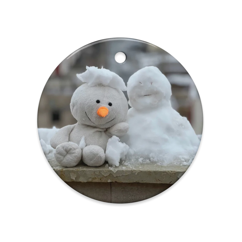 Dual-Glaze Ceramic Ornaments