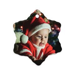 Dual Design Ceramic Ornaments