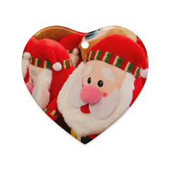 Dual-Sided Ceramic Ornaments