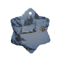 Dual-View Ceramic Ornaments