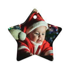 Dual Design Ceramic Ornaments