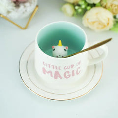 Charming Kawaii 3D Ceramic Mug