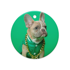 Dual-Side Glossy Ceramic Ornaments