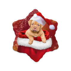 Glossy Double-Sided Ceramic Ornaments