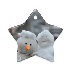 Dual-Glaze Ceramic Ornaments