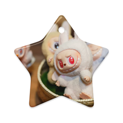 Dual-Side Glossy Ceramic Ornaments