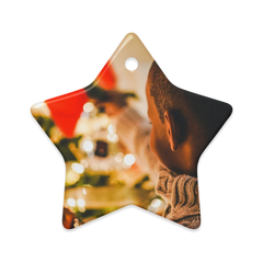 Glossy Dual-Side Ceramic Ornaments