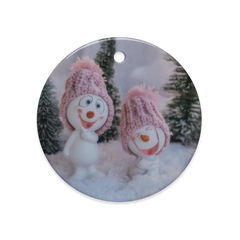 Dual-Gleam Ceramic Ornaments