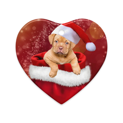 Glossy Double-Sided Ceramic Ornaments