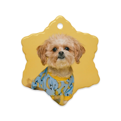 Dual-Side Glossy Ceramic Ornaments