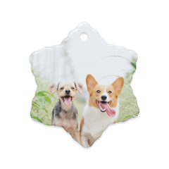 Dual-Side Glossy Ceramic Ornaments