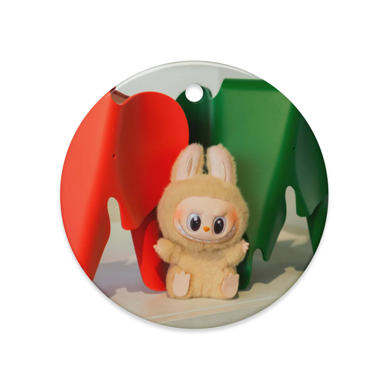 Dual-Sided Glossy Ceramic Ornaments