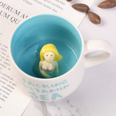Charming Kawaii 3D Ceramic Mug