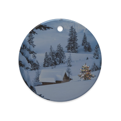 Dual-View Ceramic Ornaments