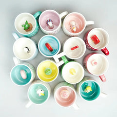 Charming Kawaii 3D Ceramic Mug
