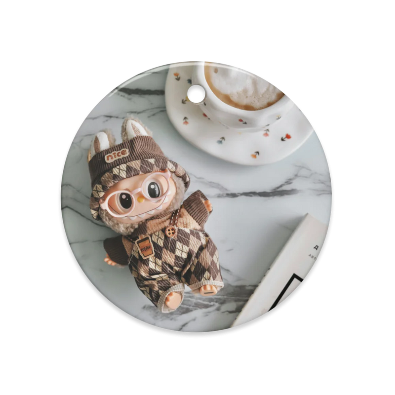 Dual-View Ceramic Ornaments