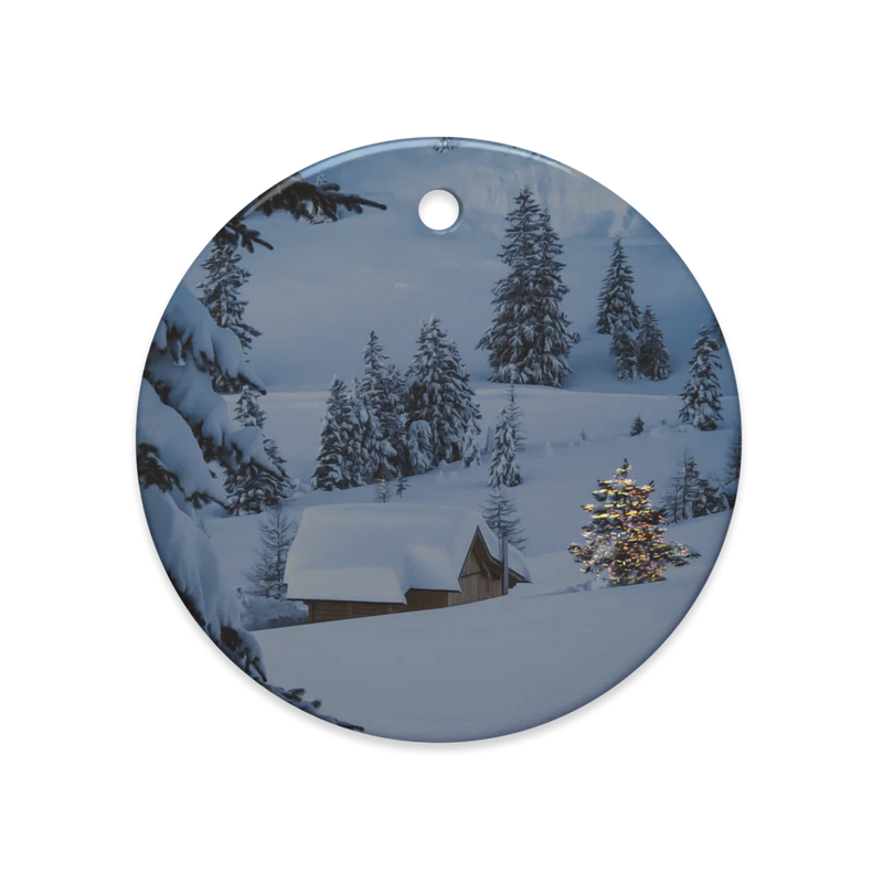 Dual-View Ceramic Ornaments