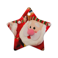 Dual-Sided Ceramic Ornaments